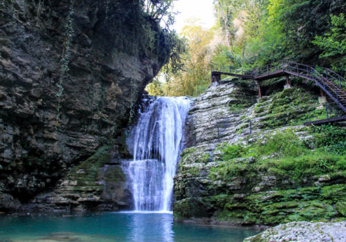 Ольгинские водопады Абхазия